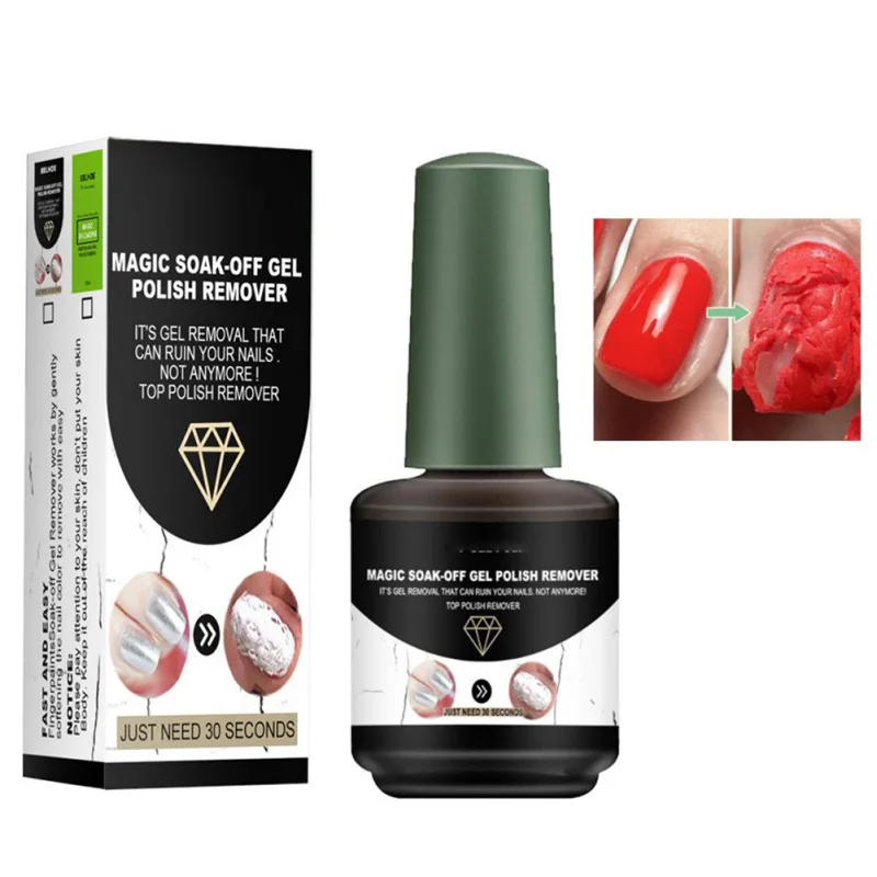 

Quickly Removes Soak-Off Gel Finger Nail Professional Easily Polish Gel Nail Polish Remover, Gel Polish Remover Nail Art Tools