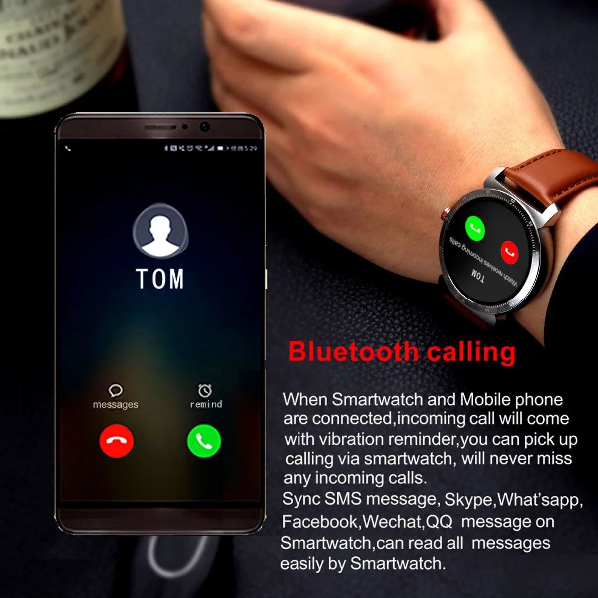 Diggro DX01 Смарт-часы Bluetooth монитор сердечного ритма сидячий шагомер напоминают умные часы с функцией мониторинга сна для системы Android IOS