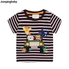 2021 футболка для мальчиков летняя футболка с аппликацией животных детская одежда футболка детская футболка для мальчика Roupa Infantil Enfant Koszulka