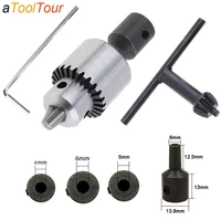 jto micro motor drill chuck 4mm 5mm 6mm 8mm cartridge taper mounted drill chuck adaptor connecting rod key motor shaft sleeve