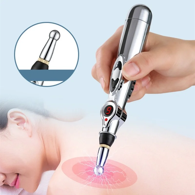 1PCs Hot Electronic Acupuncture Pen Electric Meridians Laser Therapy Heal Massage Meridian Energy Relief Pain Tools | Красота и
