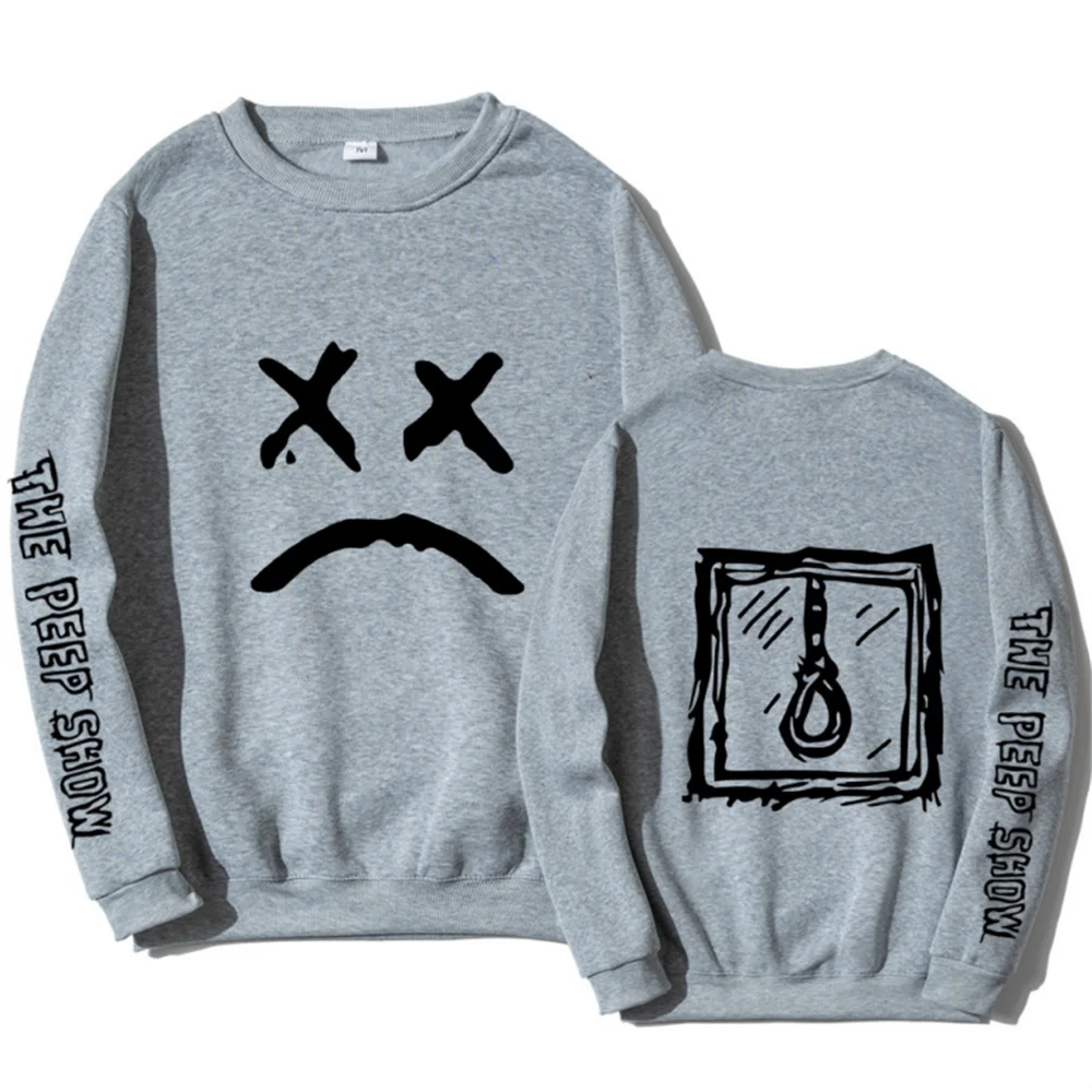 Толстовка с капюшоном Lil Peep забавные удобные свитшоты Модный пуловер в стиле