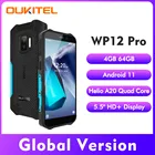 Oukitel WP12 Pro смартфон с 5,5-дюймовым дисплеем, четырёхъядерным процессором, ОЗУ 4 Гб, ПЗУ 64 ГБ, 5,55 мАч, 13 МП, Android 4000