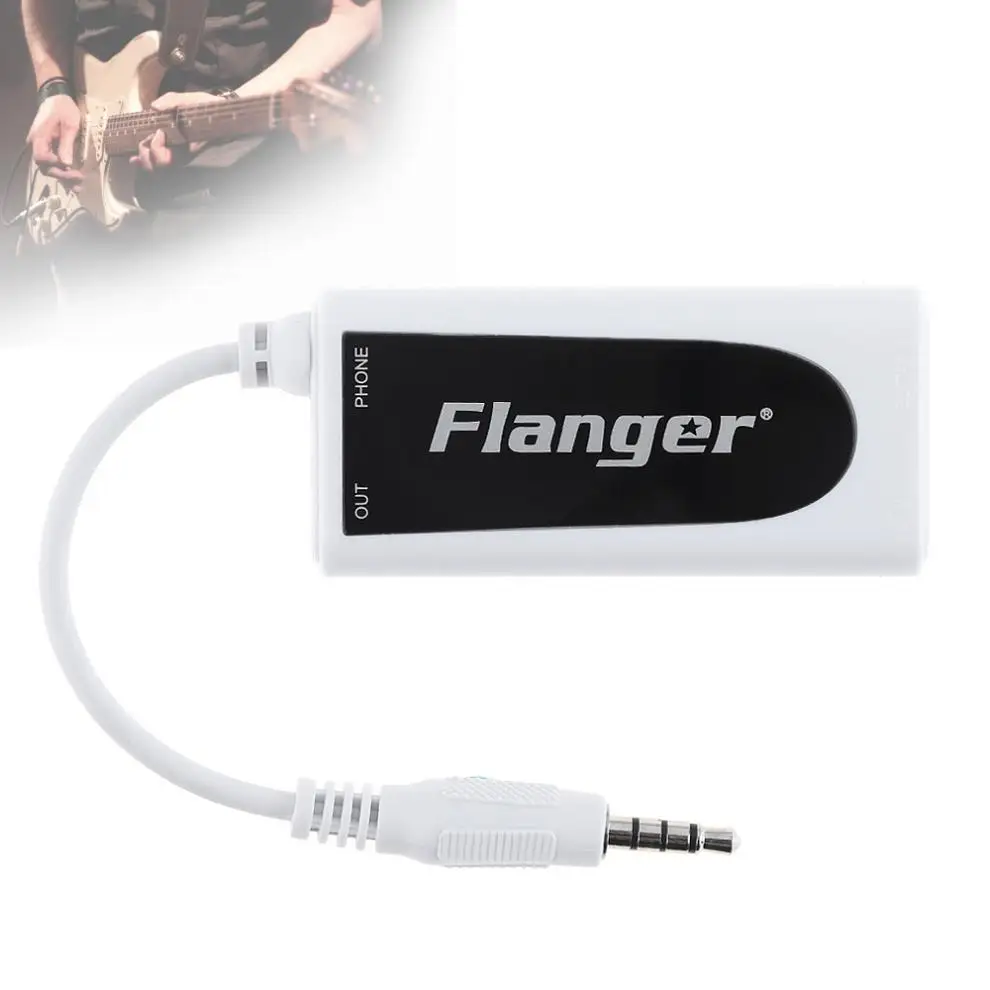 

3.5mm Output Guitar to Smartphone Effect Interface Connection Adapter Audio Connector