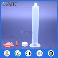 free shipping 280 sets 55ccml clear air pneumatic syringe luer lock tip glue dispensing barrels with pistonstopperend cover