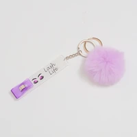 manufactureracrylic material card puller custom credit card grabber keychain with clip for long nails