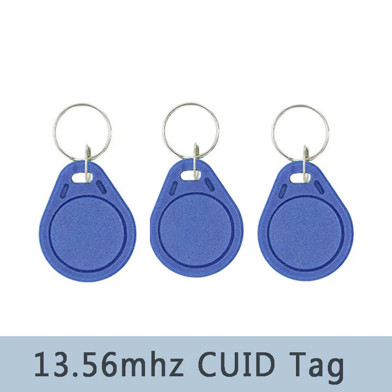 

10PCS RFID Anti-Shielding Keychain Fob CUID Smart Chip Card 13.56Mhz Rewritable Copy Cloning Label Badge Copier Duplicator