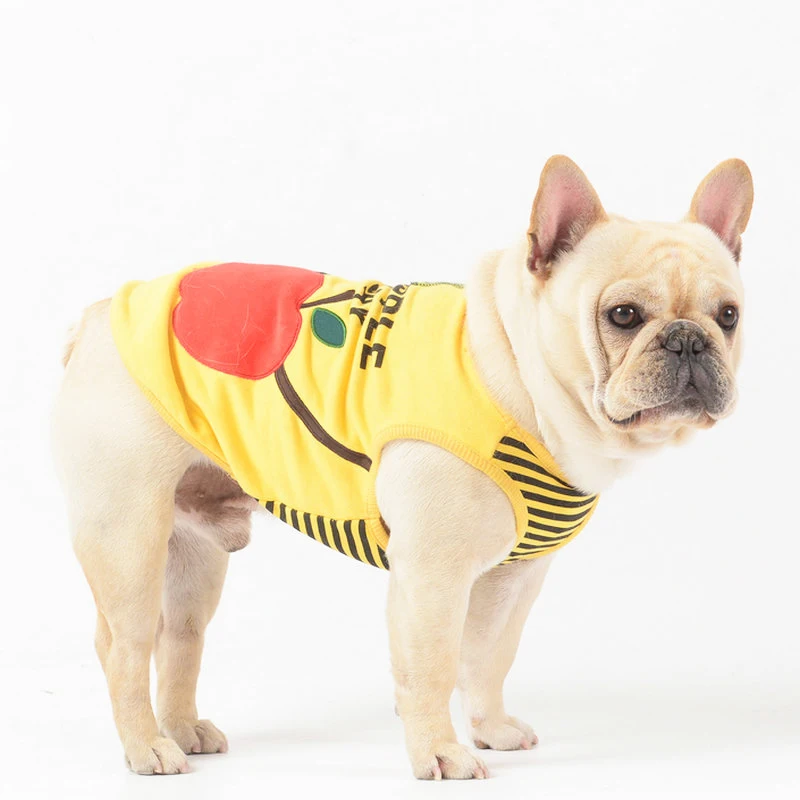 Милая летняя одежда для собак жилетка рубашка щенков домашних животных