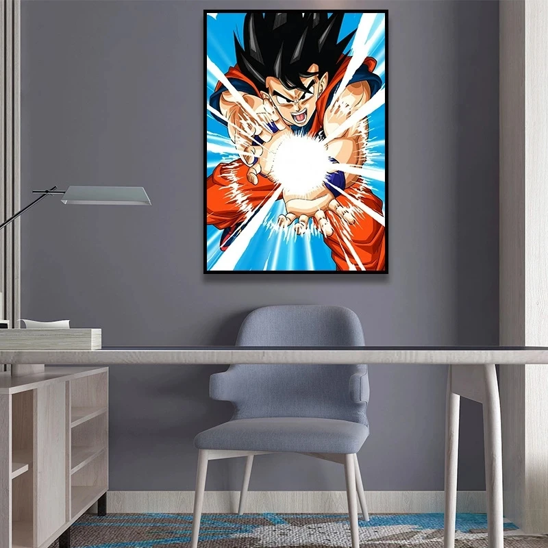 

Canvas Hd Prints Dragon Ball Pictures Wall Artwork Goku Painting Home Decor Modular Saiyan Poster For Living Room No Framework