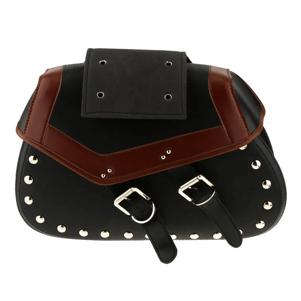

Motorcycle Motorbike For Harley Black Saddlebags Saddle Bags Pannier Pouch