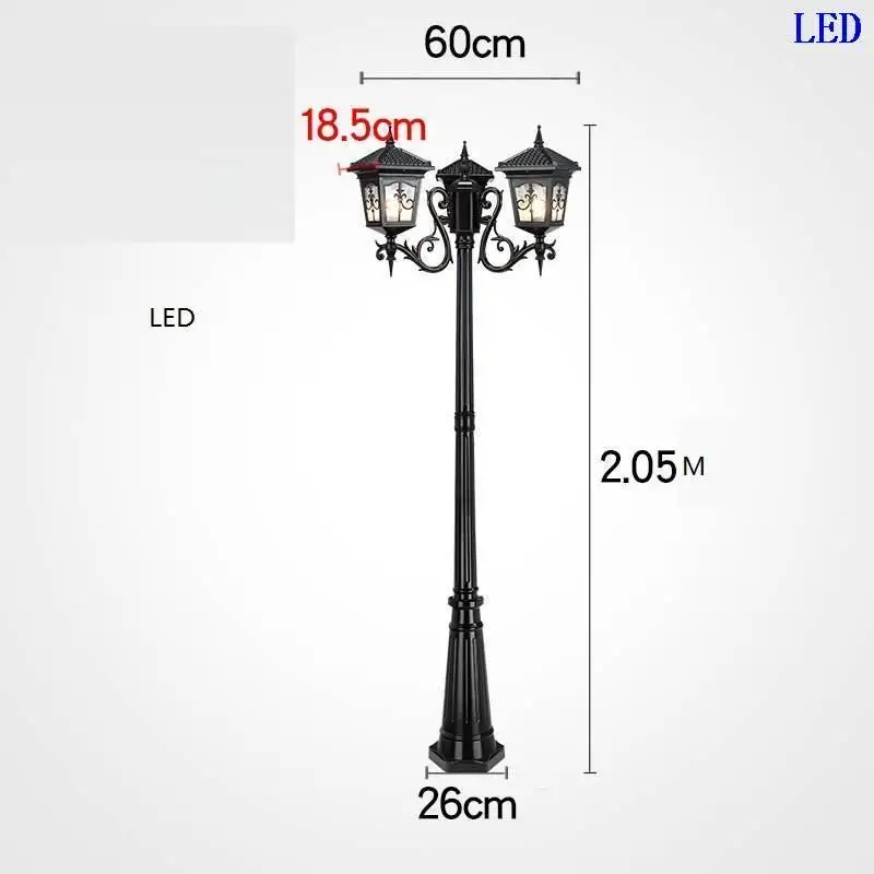Наружная Светодиодная лампа Jalan Tuinlamp квадратная наружная наружного освещения