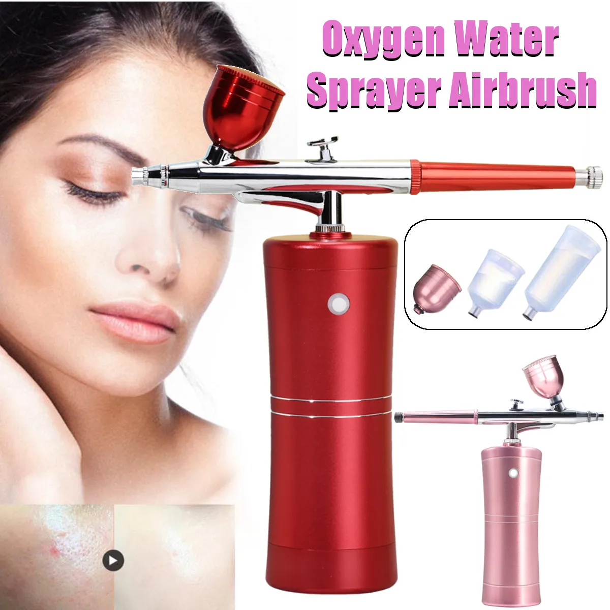 

Ручка для удаления пятен на коже Портативный Аэрограф для инъекций кислородом увлажняющий спрей для ухода за кожей Инструменты для ухода з...