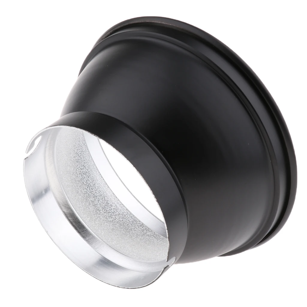 7 inch (145mm) Reflector Diffuser Lamp Shade Dish for Elinchrom Mount Studio Photography Strobe Flash Speedlite (Black) | Электроника