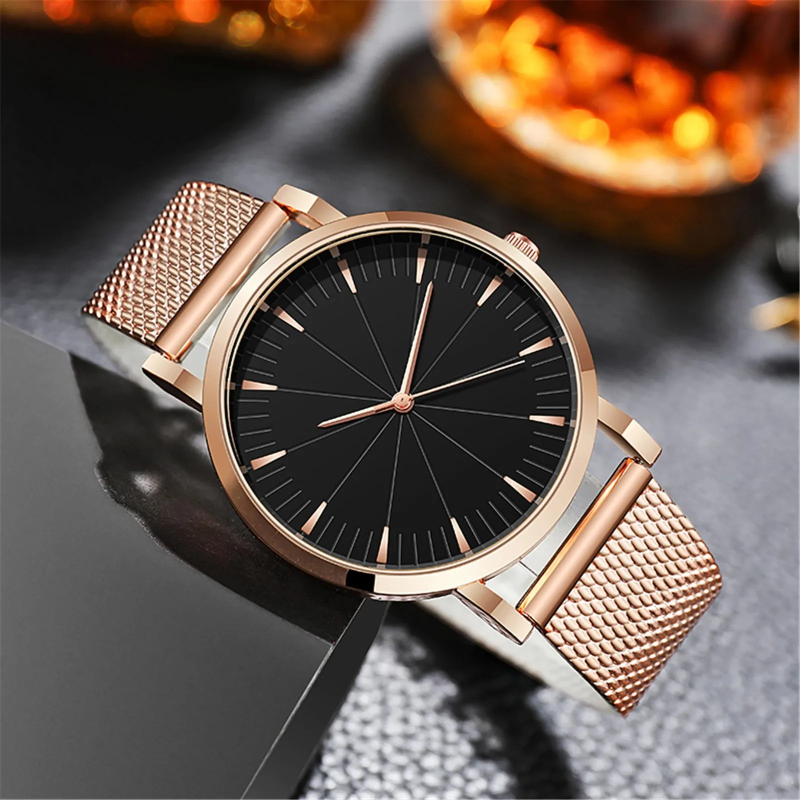 Business Watch Men Diver Waterproof Men's Casual Mesh Strap Quartz Glass Silicone | Наручные часы