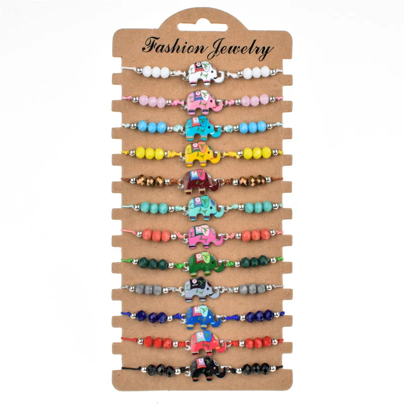 Плетеный браслет для женщин с разноцветными черепаховыми животными 12 шт./компл. |