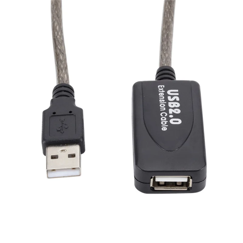 

5/10/15/20M USB 2.0 Active Repeater Male To Female Extension Cable Adapter Cord