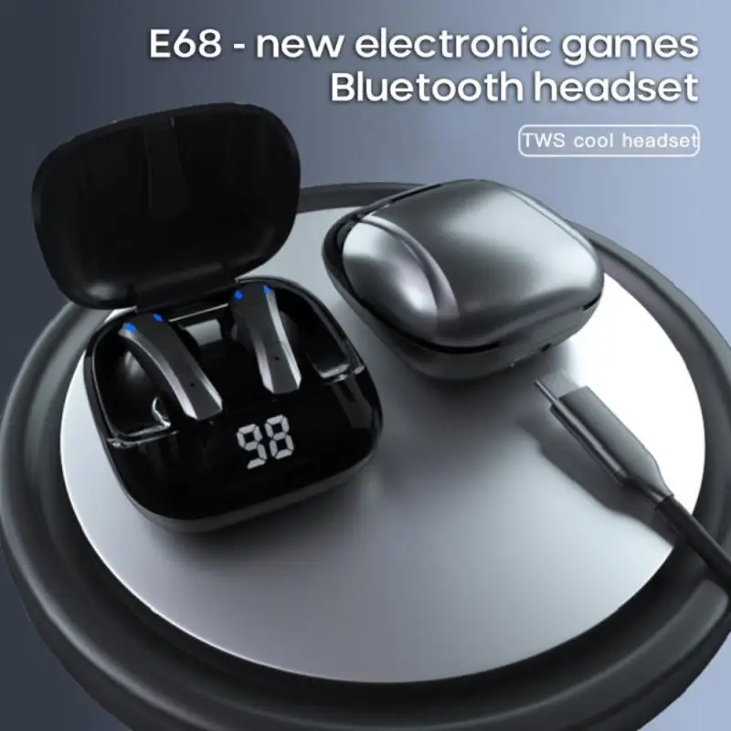 

Новинка 2021, мини Bluetooth-наушники, спортивная водонепроницаемая Беспроводная Hi-Fi стереогарнитура TWS с шумоподавлением, наушники-вкладыши