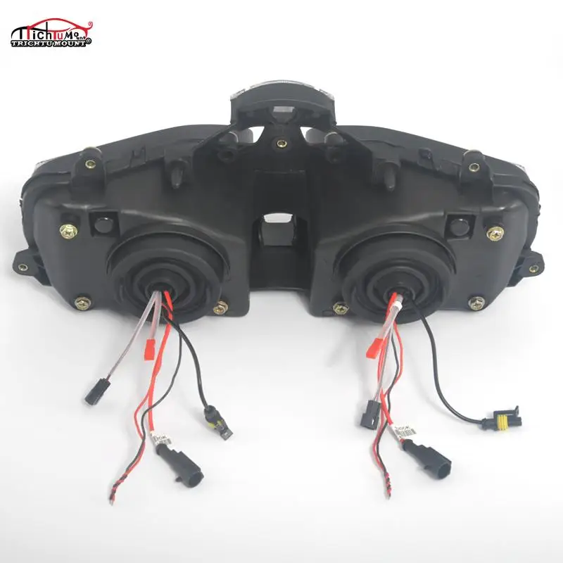 

Motorcycle Front Headlight Custom Modified HID Projector Conversion Head light For Honda CBR 600RR 2003 2004 2005 2006