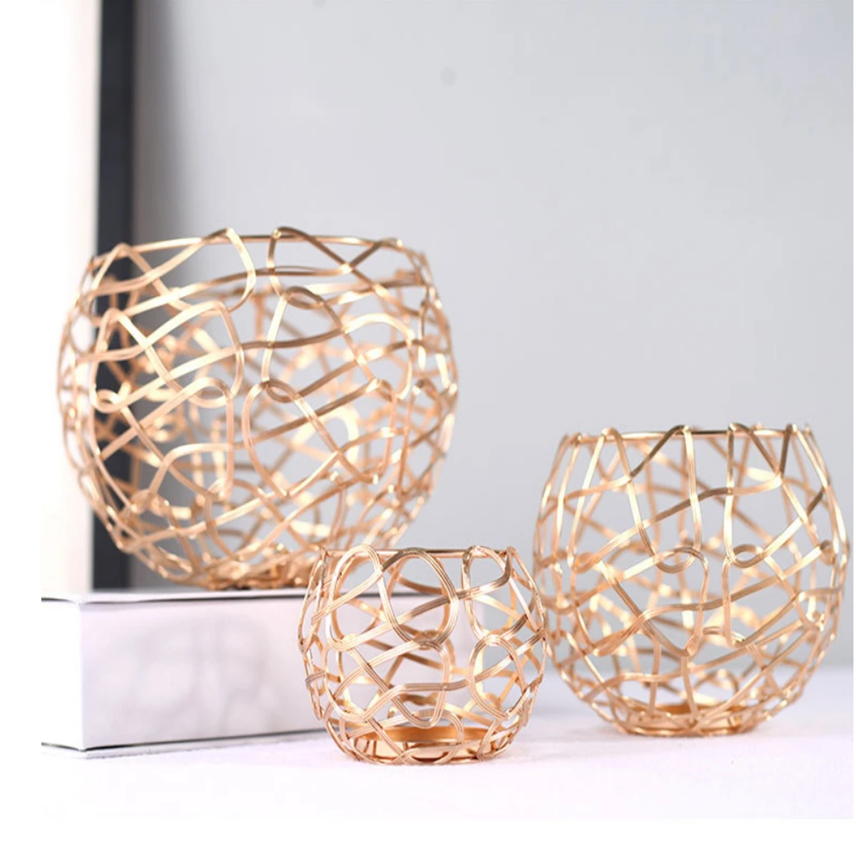 3 шт. скандинавские подсвечники геометрический Железный подсвечник настенный