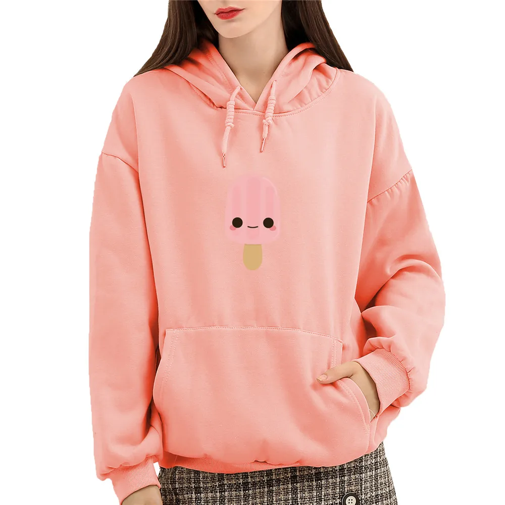 Womens Hoodies Pullover Feminino Egirl Cartoon Cotton Winter Warm Thickening Sudadera Plus Size Sweetshirts Sweatshirts Ladies
