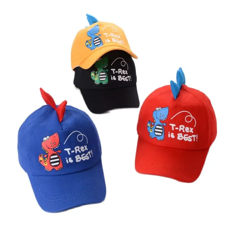 Новая мультяшная шапка с динозаврами детская бейсбольная кепка для мальчиков и