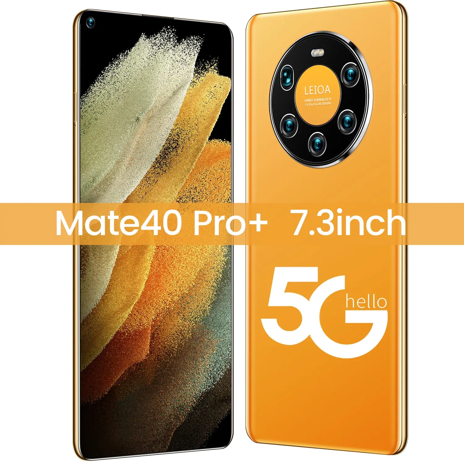 

Mate40pro+7.3 Inch Big Screen 8+512gb 6800mah 16+32mp 10 Core 3040*1440 Sim Dual Fingerprint Identification 5g Mobile Phone