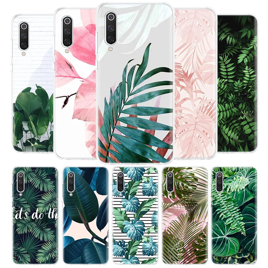 Чехол для телефона с тропическим растением зелеными листьями цветами чехол Xiaomi