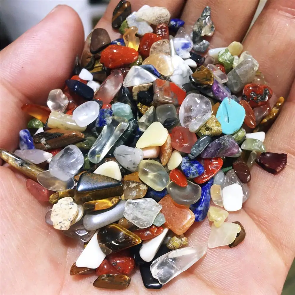 100 г натуральный семь драгоценных камней кристаллический кристалл исцеляющий