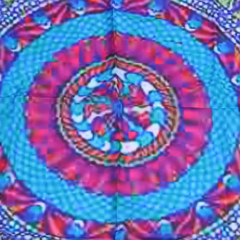 Гобелен в стиле хиппи индийская фиолетовая мандала дизайнерский