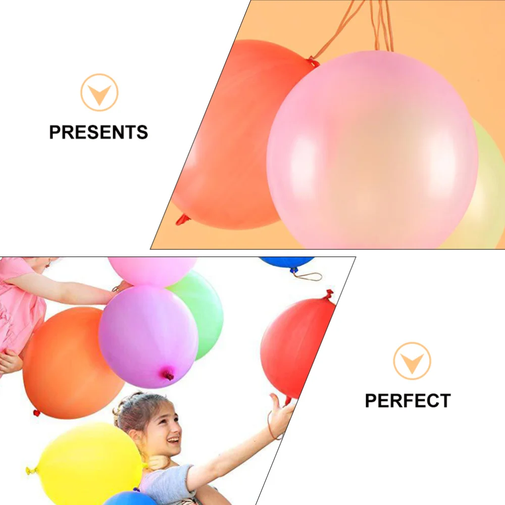 

50pcs Interesting Punch Balloons for Kids Latex Balloons Party Bag Fillers