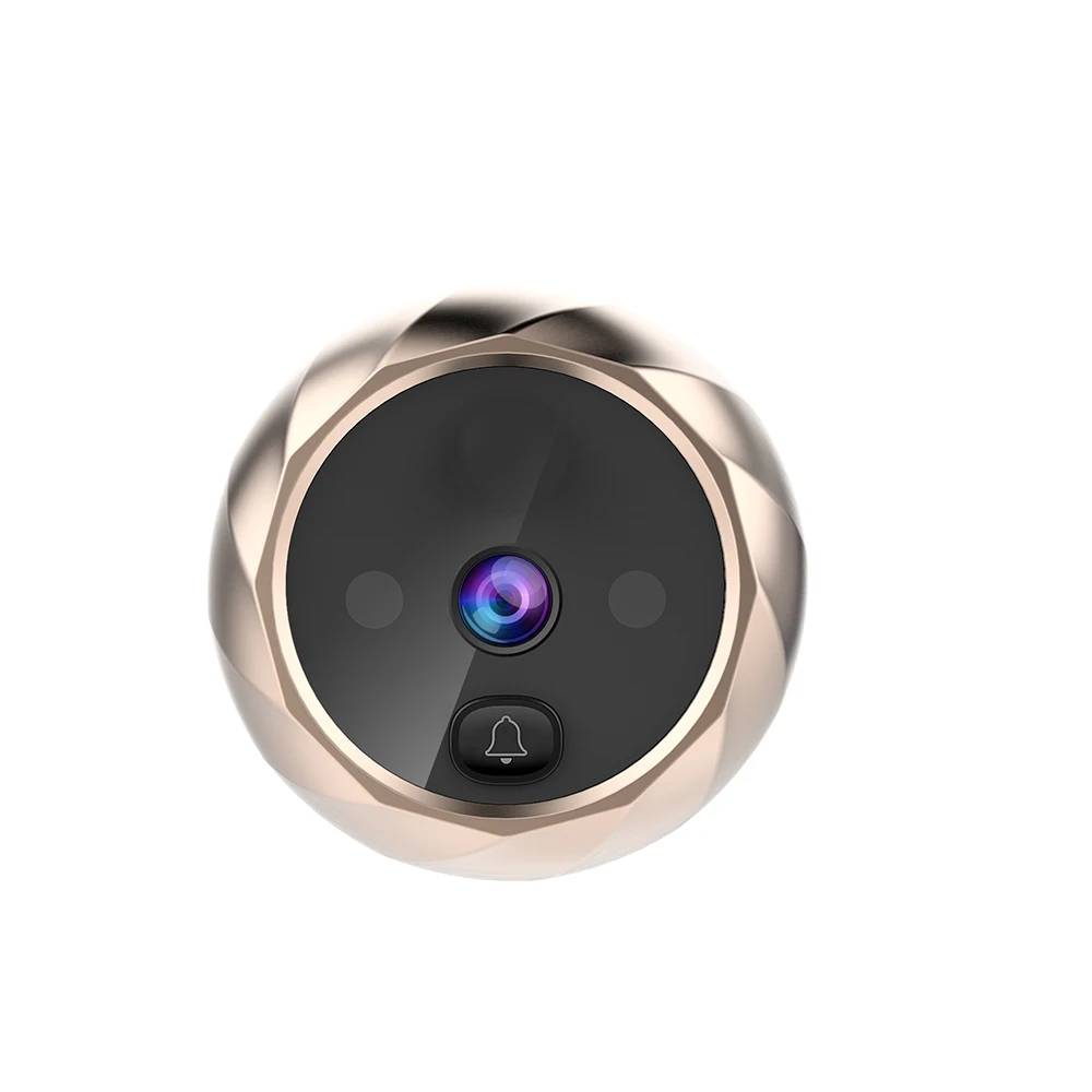 Only Camera Gold 2,8 дюймов ЖК цветной экран цифровой дверной звонок 90 градусов дверной глазок дверной звонок Электронный дверной видео звонок дверное устройство для просмотра фото Открытый дверной Звонок - Цвет: Only Camera Gold