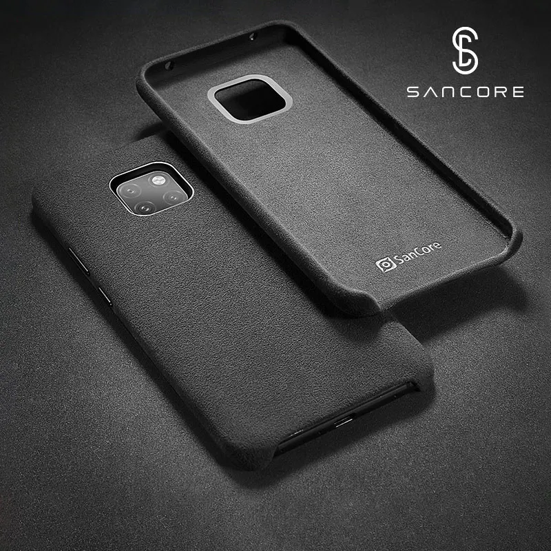 SanCore HUAWEI mate 20/pro Чехол для телефона кожаный Алькантара модный бизнес анти осень
