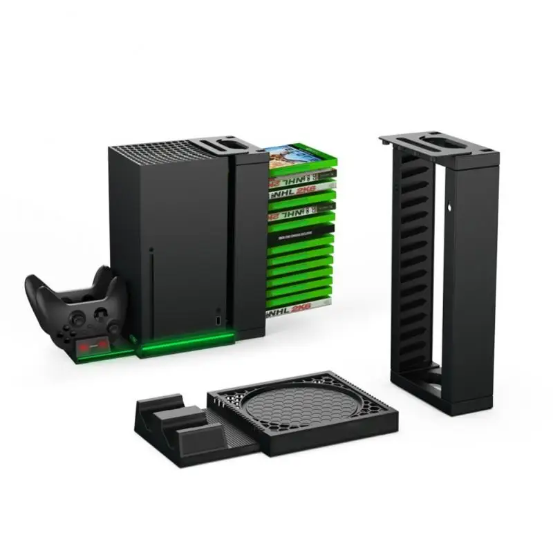 

For Xbox SeriesX 14 Game Discs Storage Display Stand Black Hard Shell Games Box Holder For Xbox SeriesX Game Accessories
