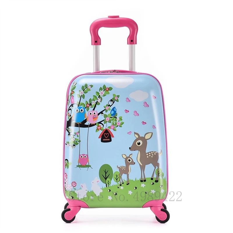 Набор чемоданов для путешествий 18'''travel на колесиках сумка багажа милая