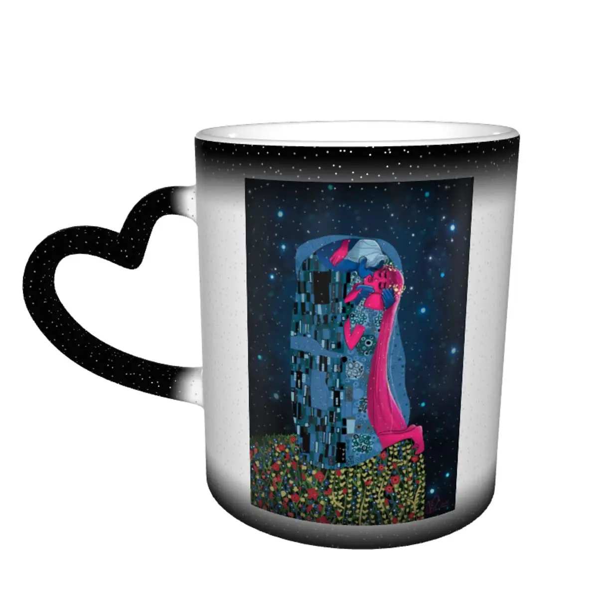 

Klimt Mug Drinking The Changes Color Mug Creative Colored Porcelain Cups