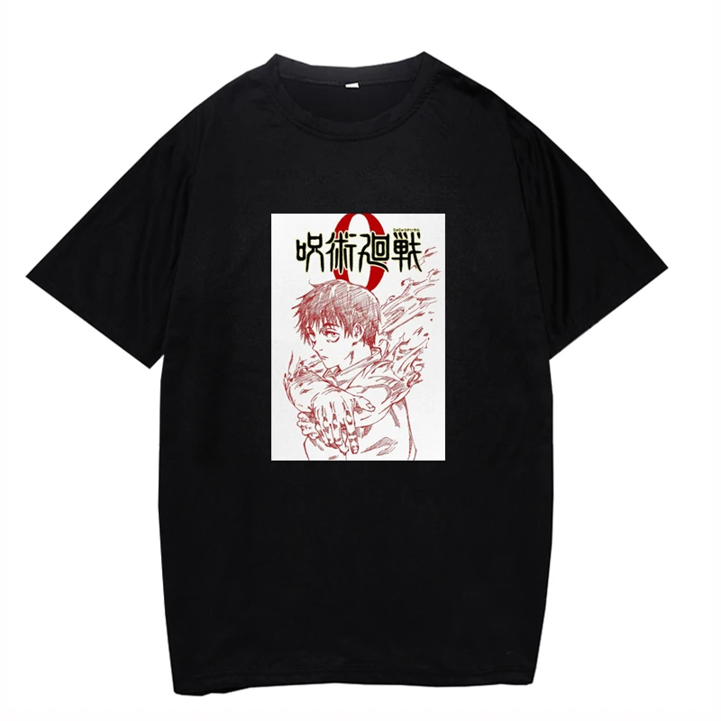 

Summer Fashion Casual Short Sleeve T-Shirt Unisex Anime Manga Clothes Jujutsu Kaisen Yuta Okkotsu Printed Top Tees