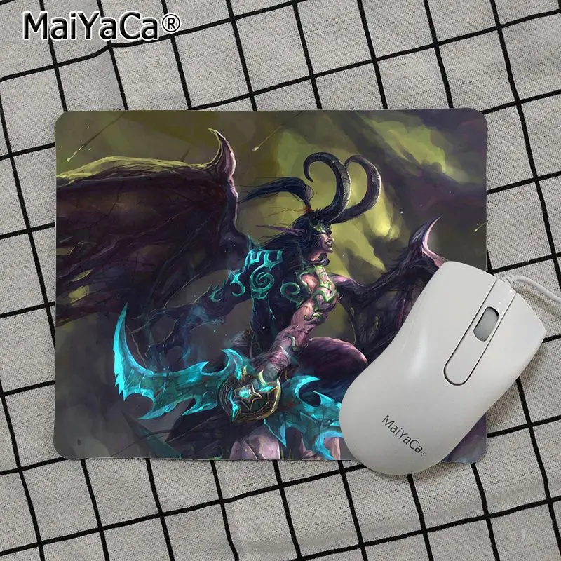 Maiya высокое качество World of Warcraft Illidan Stormrage прочный резиновый коврик для мыши лидер