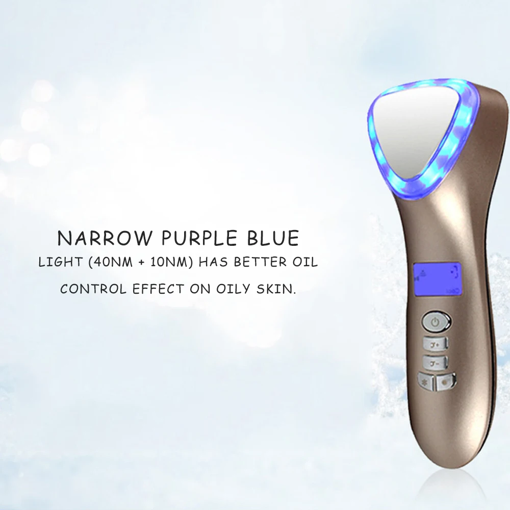 Ультразвуковой криотерапия светодиодный горяче холодный молоточек лифтинг для