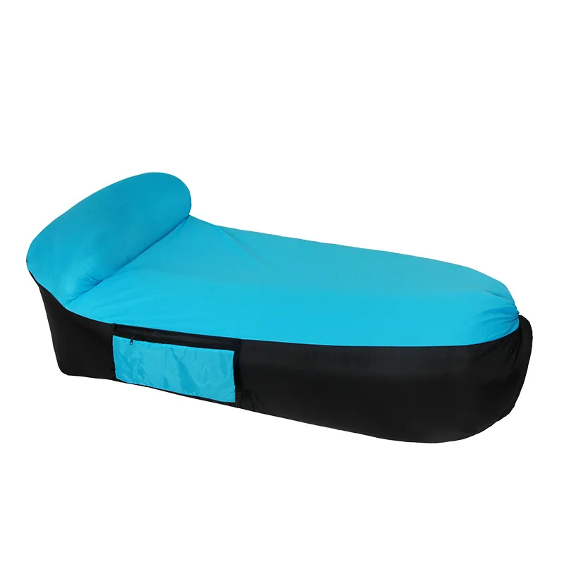 Надувной диван типа подушки для использования внутри помещений и на открытом воздухе во время кемпинга, в парке, на пляже. Портативный матрас на воздушной подушке для ленивой кровати.