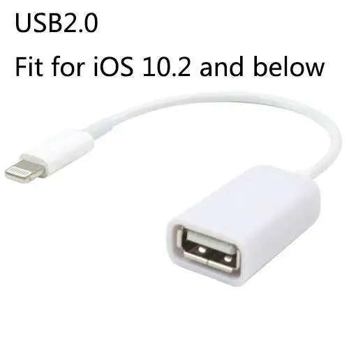 Для Apple интерфейс Мужской к USB Женский OTG кабель для Apple iPhone 5 5S 6 6s Plus 7