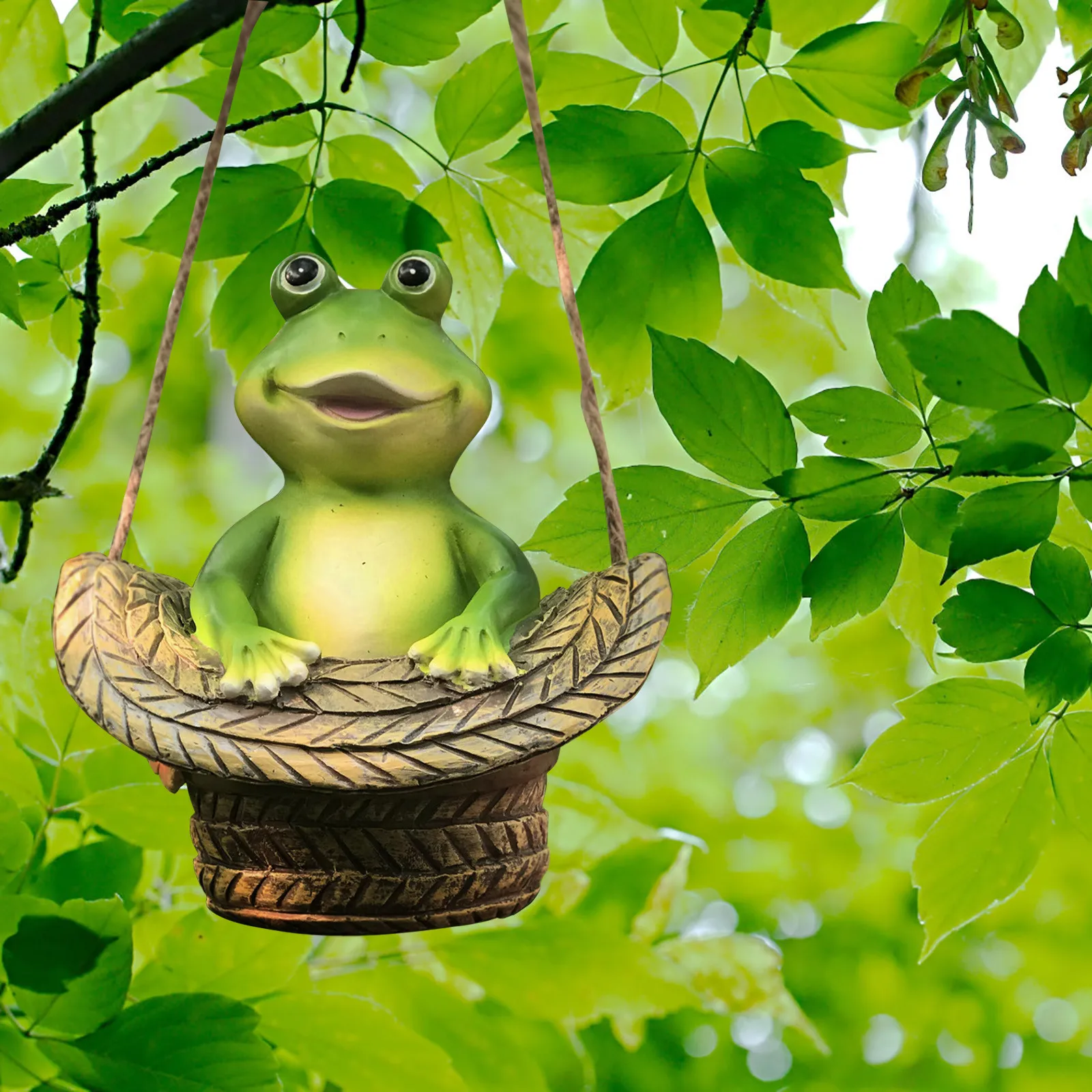 

New Product FrogShaped Garden Outdoor Decoration Ornaments Novelty Toys 2021 Creative Home Garden Decoration Pendant