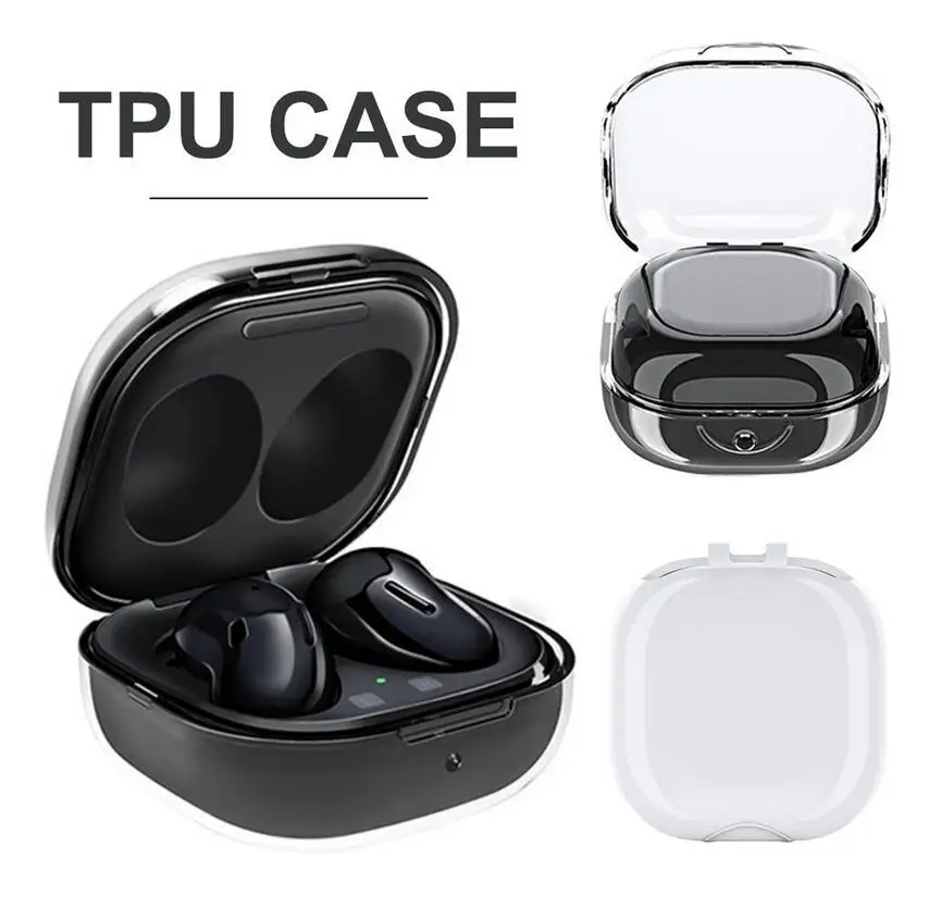

Transparent TPU Cover for Samsung Galaxy Buds Live Wireless Earphone Case For Galaxy buds live Shockproof Soft Protective Shell