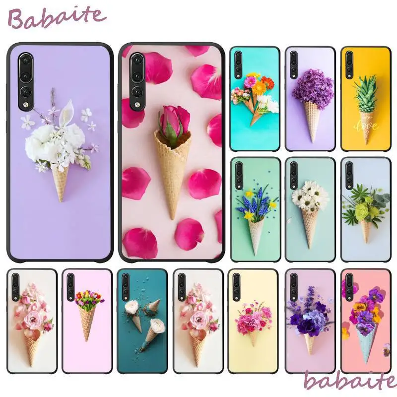 Babaite милый чехол для телефона конфетных цветов с мороженым HuaweiY9 2018 HONOR 8 8X 9 9LITE View 10