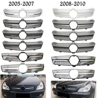 car front racing center grille facelift bumper grill for mercedes benz w219 cls class 2005 2006 2007 2008 2009 2010 diamond amg