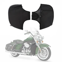 motorcycle soft lowers elephant ears leg warmer bag chaps w storage for harley touring electra street trike road king 1998 2020