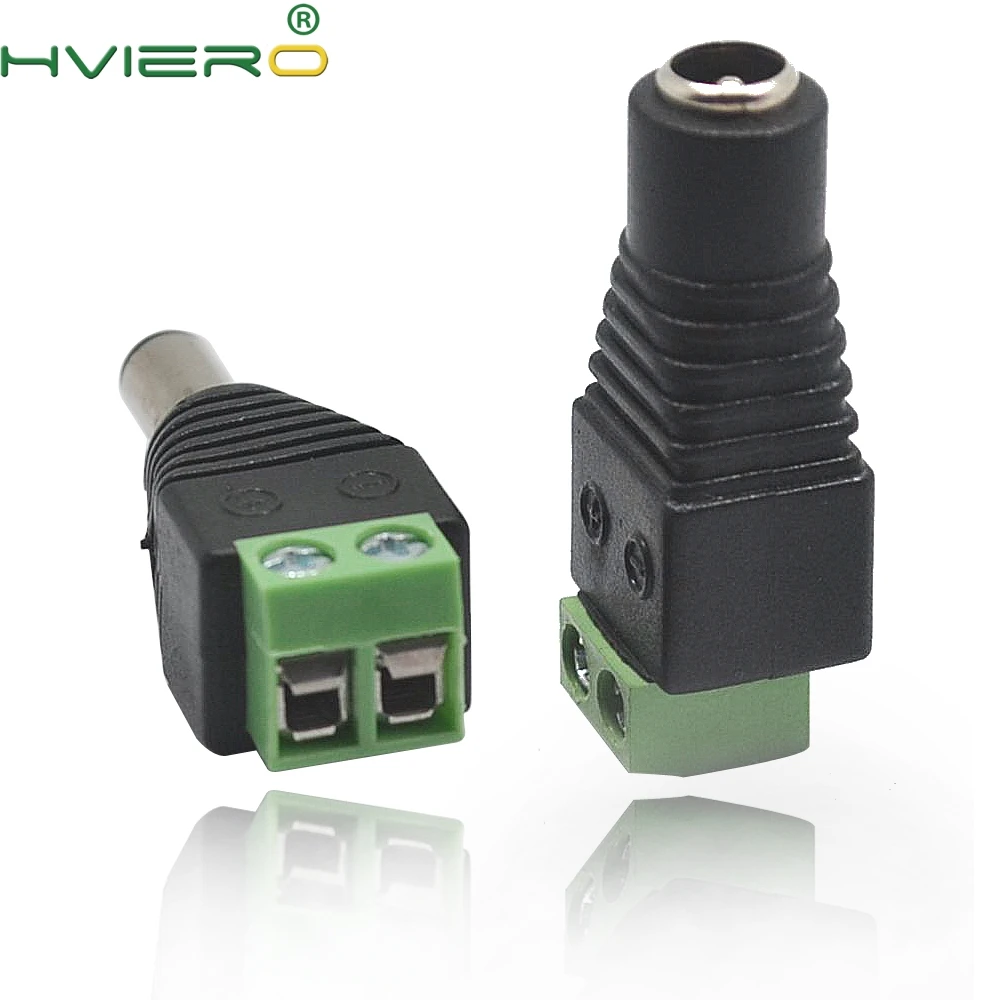 10х Бесплатная пайка 2 контаксветодиодный светодиодная полоса разъем постоянного