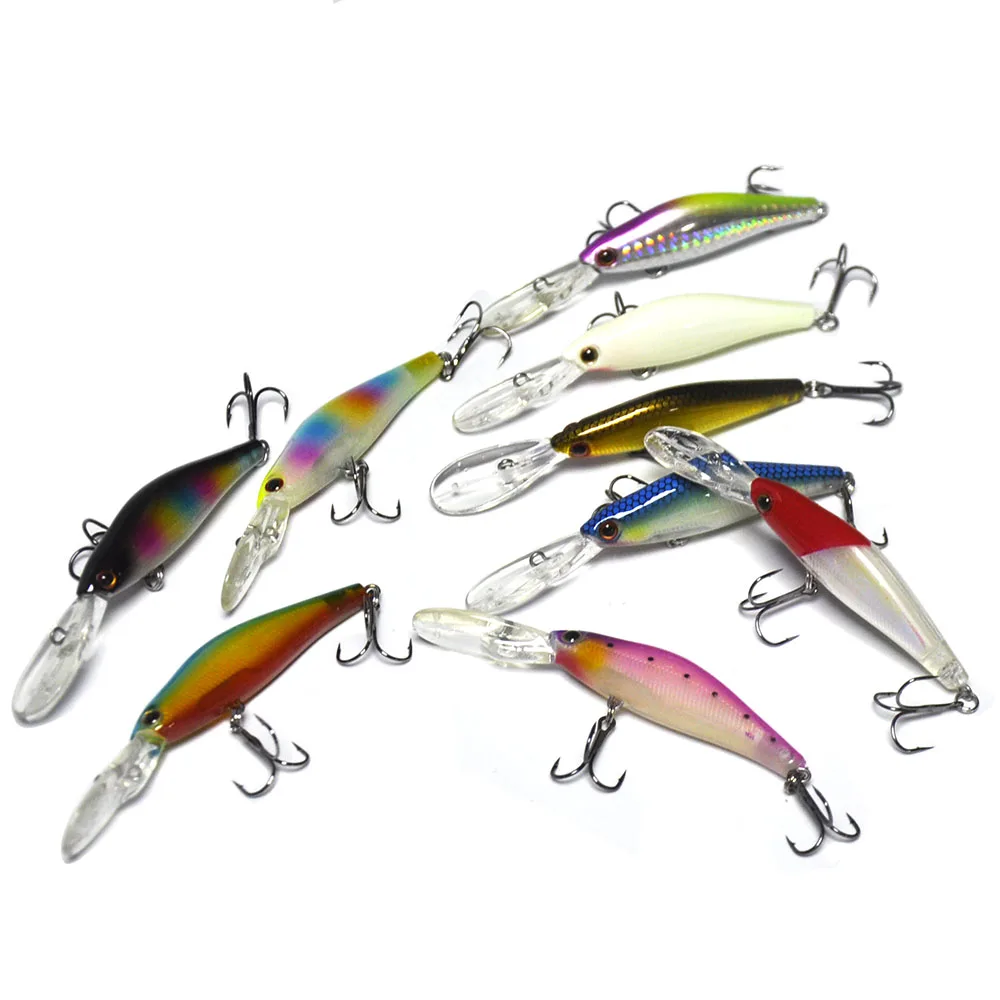 Mixed Lots of 30pcs 8cm 9cm 11cm Minnow Pencil Hard Fishing Lures Multi Colors | Спорт и развлечения