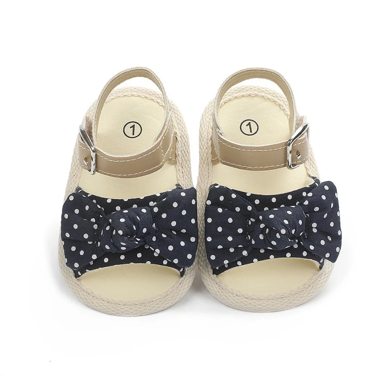 

Toddler Baby Girls Bow Polka Dot Sandals Party Princess Sandals Summer Beach Shoes Infant Baby Girl Shoes