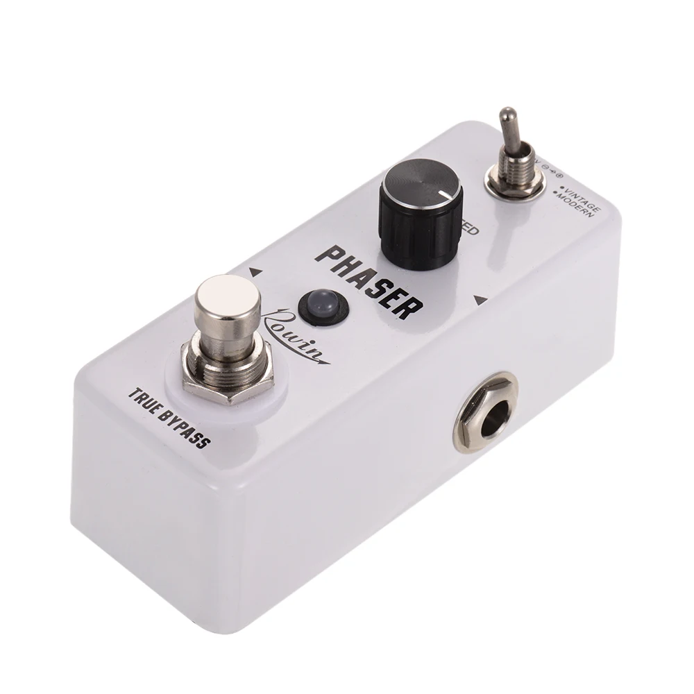 Корпус из алюминиевого сплава чистая аналоговая педаль для гитары Phaser 2 режима