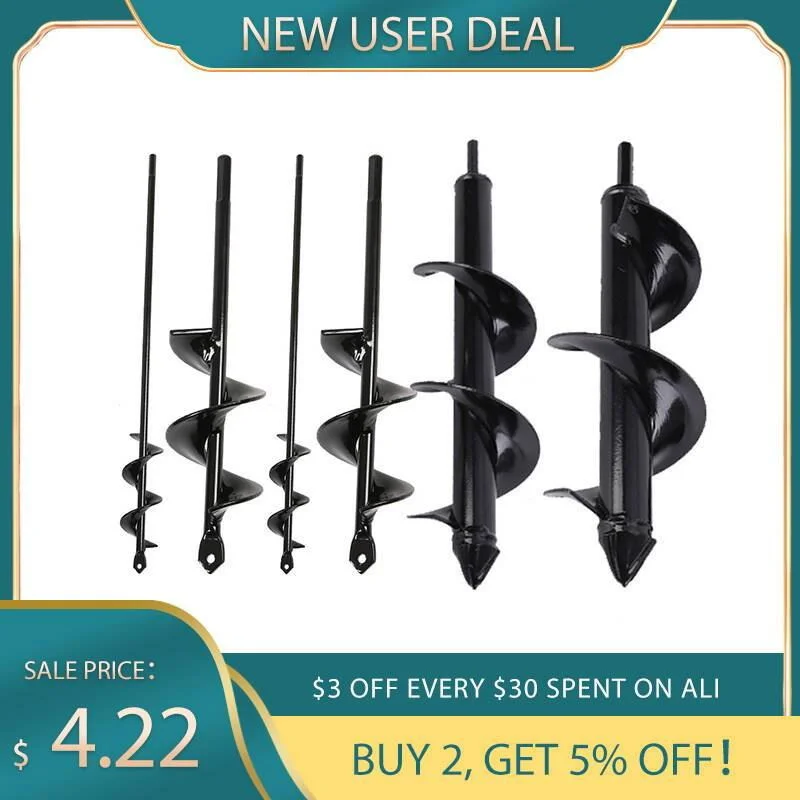 Садовый электродвигатель сверла для заземления шнек садовый инструмент